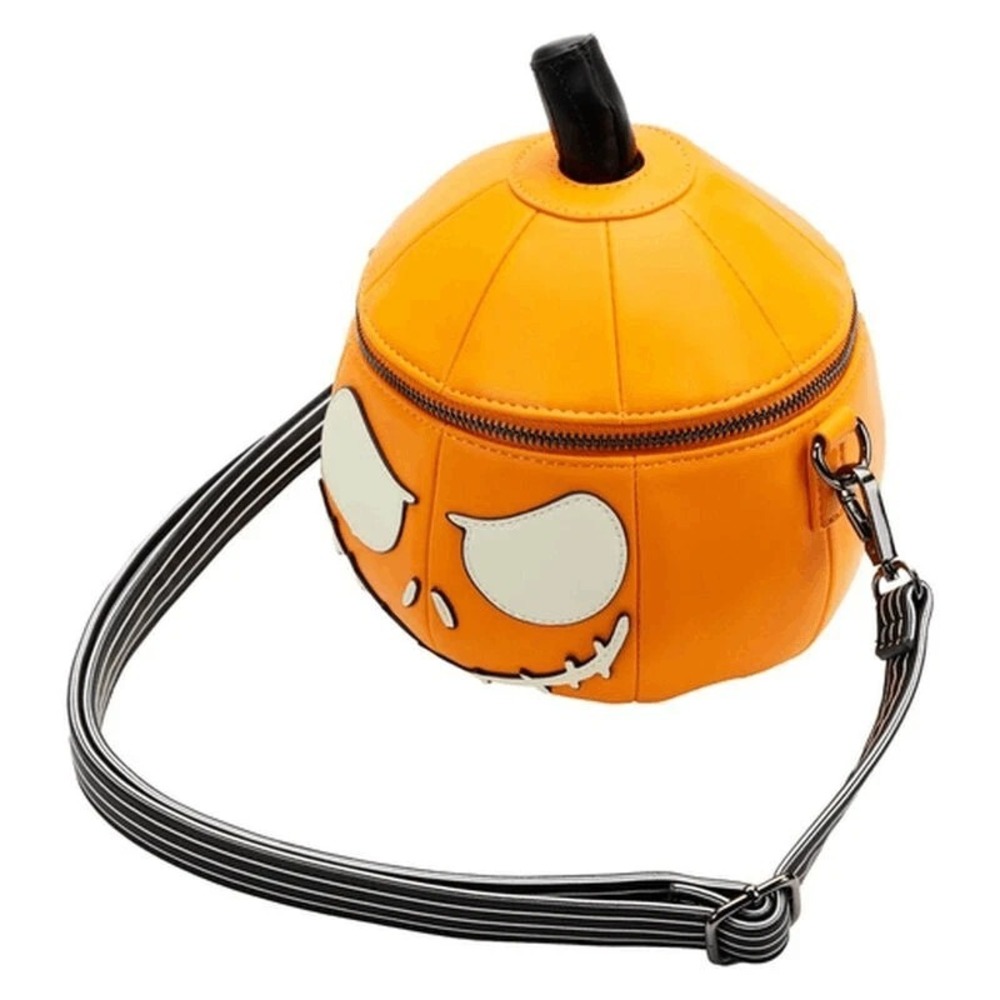 Loungefly Disney The Nightmare Before Christmas Jack Glow Pumpkin Crossbody Bag - Picture 4 of 6